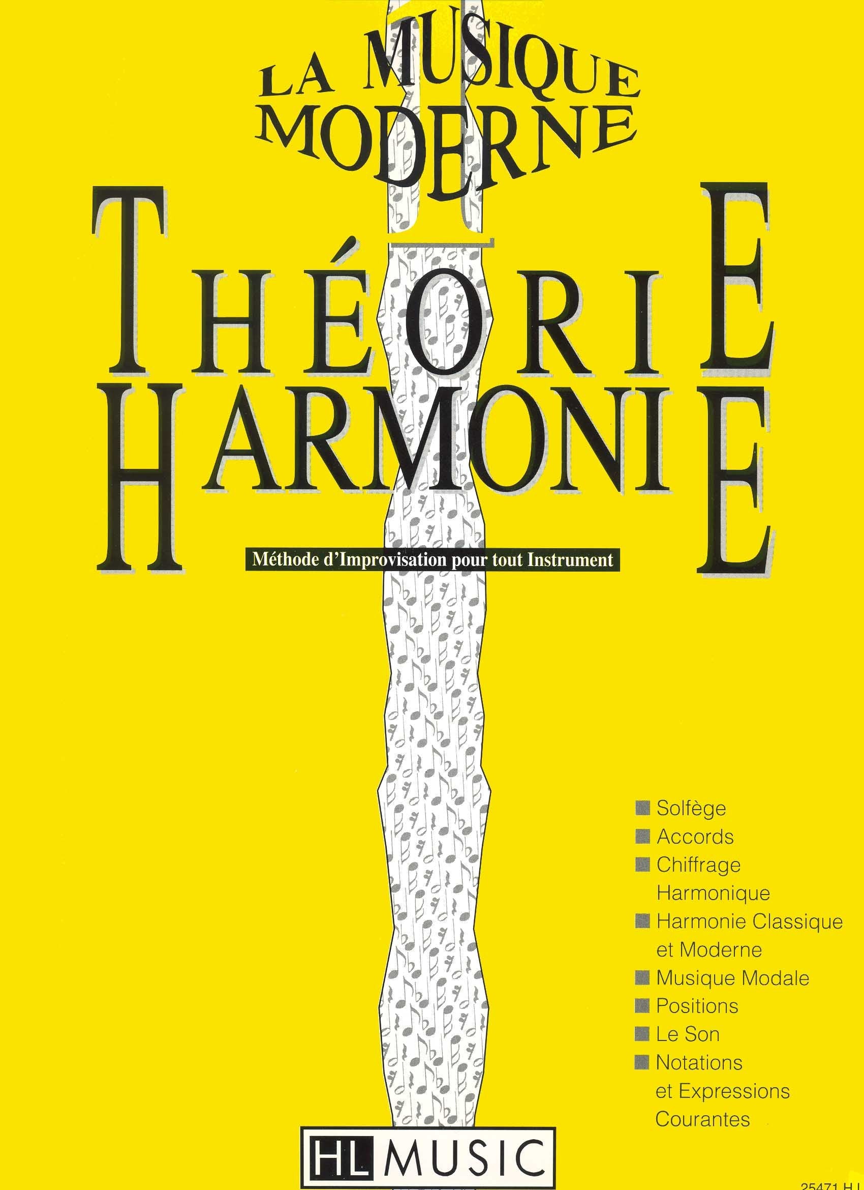 LA MUSIQUE MODERNE VOL.1 - THEORIE ET HARMONIE --- CLAVIER Sheet Music