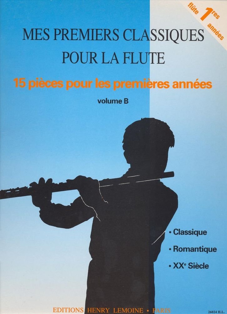 MES PREMIERS CLASSIQUES B --- FLUTE ET PIANO Sheet Music
