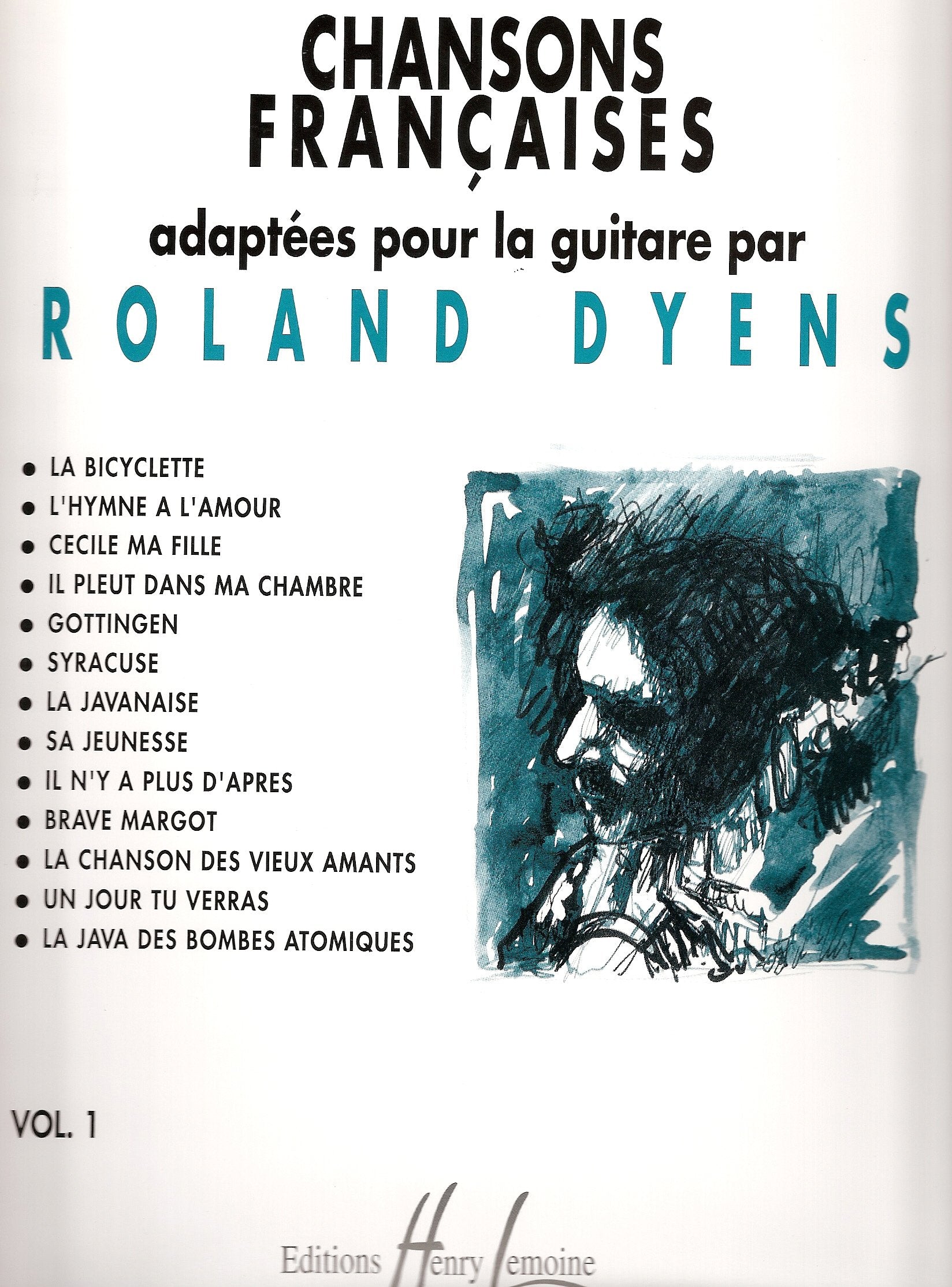 CHANSONS FRANCAISES VOL1 --- GUITARE Sheet Music
