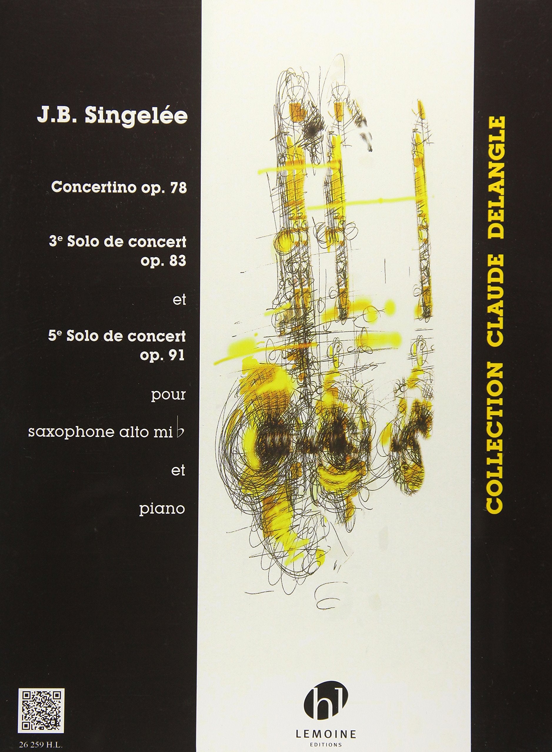 SOLOS DE CONCERT OP78 ALTO SAXOPHONE & P Sheet Music
