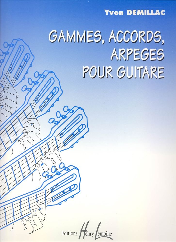 Gammes, accords, arpèges pour guitare book