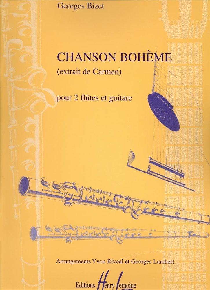 CHANSON BOHEME --- 2 FLUTES ET GUITARE Books