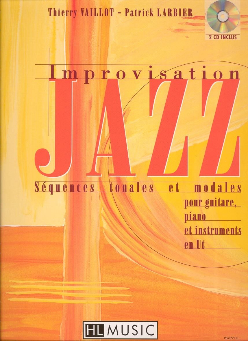 IMPROVISATION JAZZ VOL.1 + 2CD --- GUITARE, CLAVIER OU INSTRUMENT EN UT Sheet Music