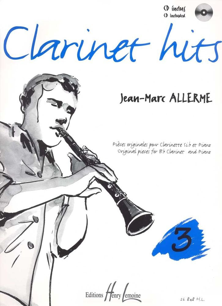 CLARINET HITS VOL.3 + CD --- CLARINETTE ET PIANO Sheet Music
