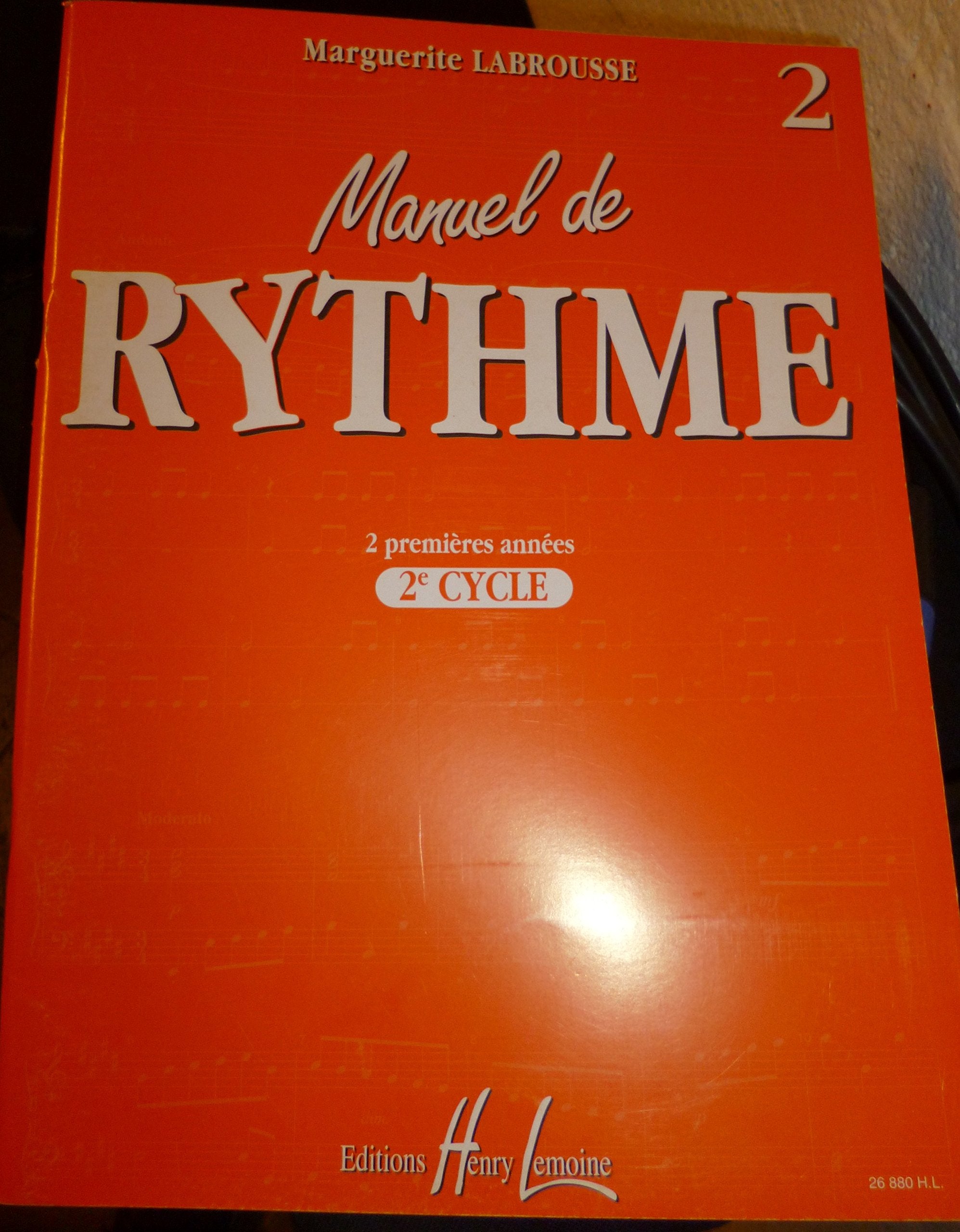 Product Image: Manuel de rythme Volume 2