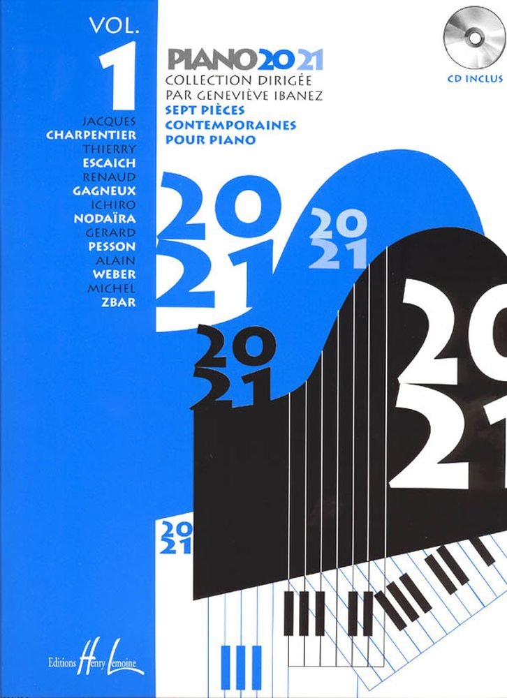 PIANO 20-21 VOL.1 + CD --- PIANO Sheet Music