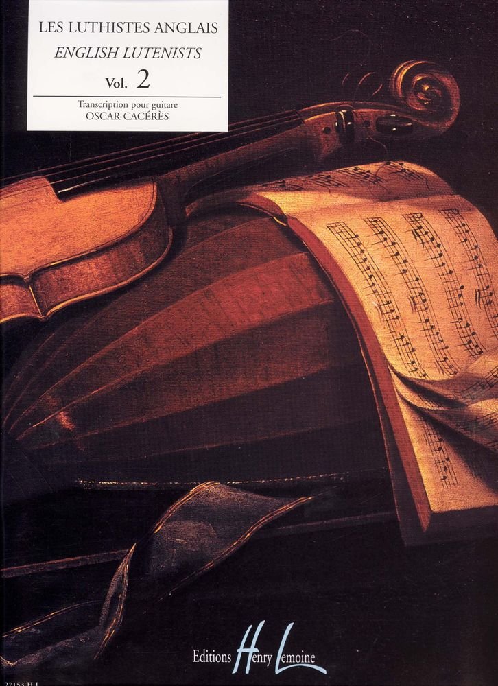 LUTHISTES ANGLAIS VOL2 --- GUITARE Sheet Music