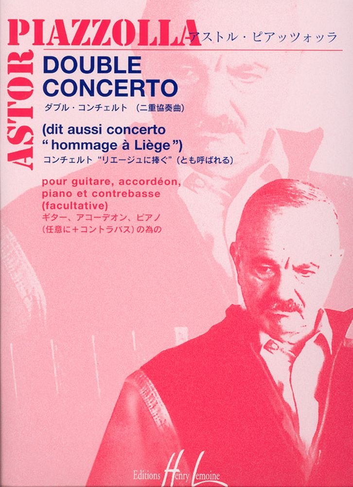 DOUBLE CONCERTO --- GUITARE, ACCORDEON, PIANO ET CONTREBASSE AD LIB. - MATERIEL Sheet Music