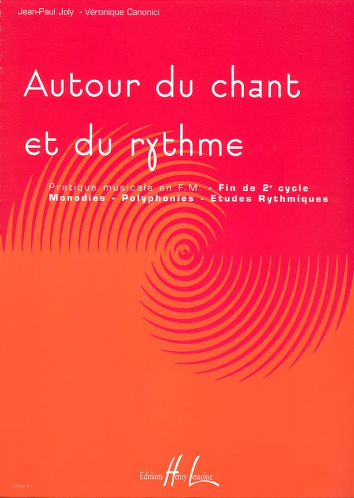 AUTOUR DU CHANT ET DU RYTHME VOL.3 --- FORMATION MUSICALE Sheet Music