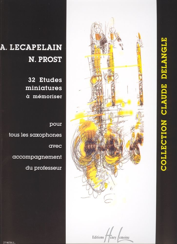 ETUDES MINIATURES A MEMORISER (32) --- SAXOPHONE Sheet Music