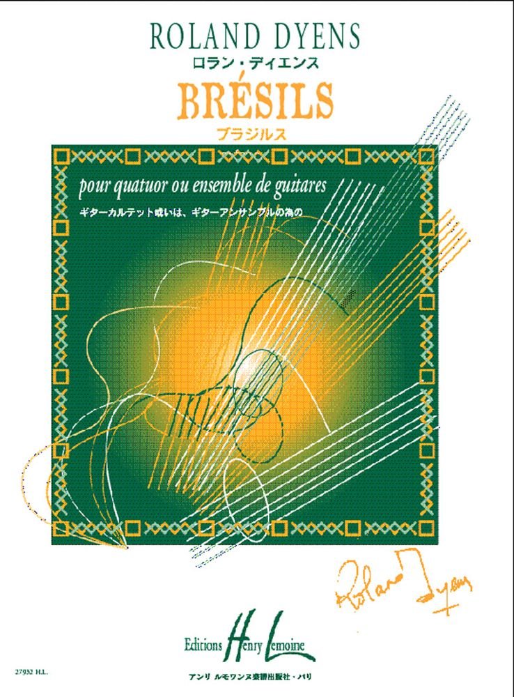 BRESILS --- QUATUOR OU ENSEMBLE DE GUITARES Sheet Music