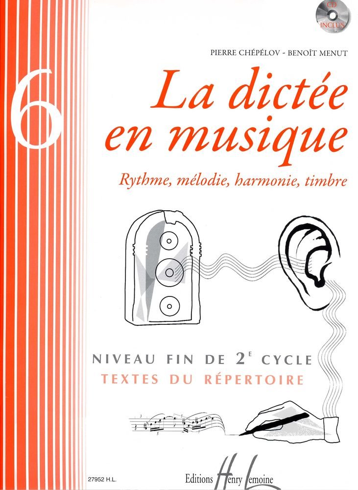 La dictée en musique Volume 6 - fin du 2eme cycle book