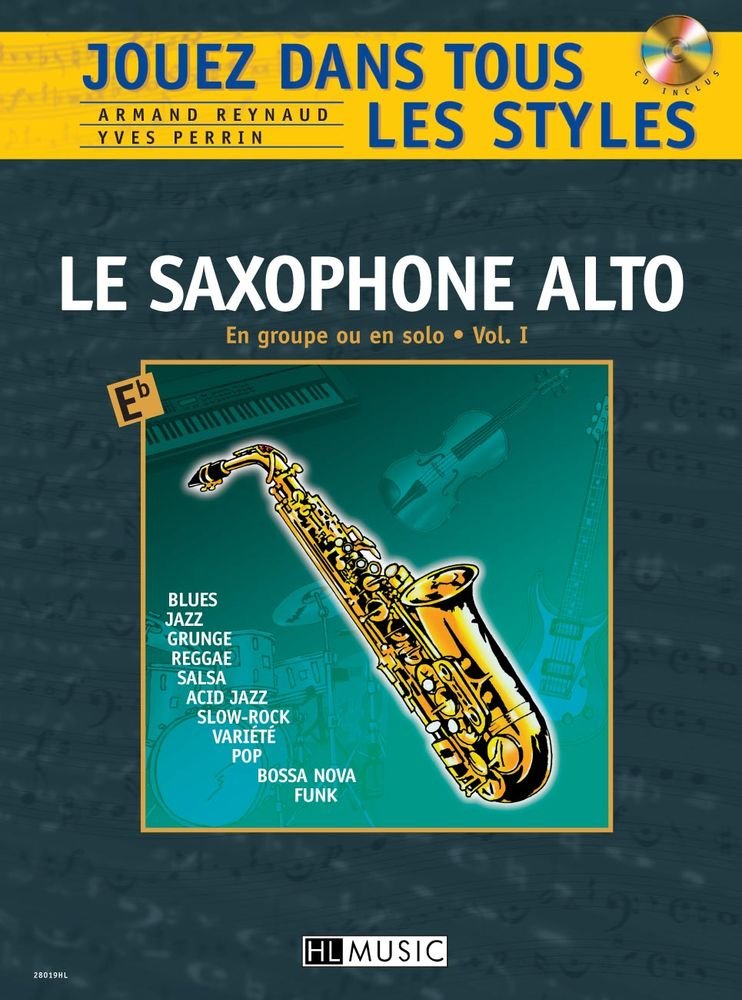 JOUEZ DANS TOUS LES STYLES VOL.1 + CD --- SAXOPHONE MIB Sheet Music