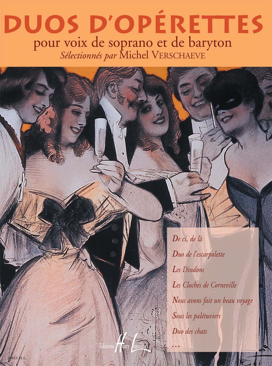 Duos d'opérettes pour voix de soprano et de baryton book