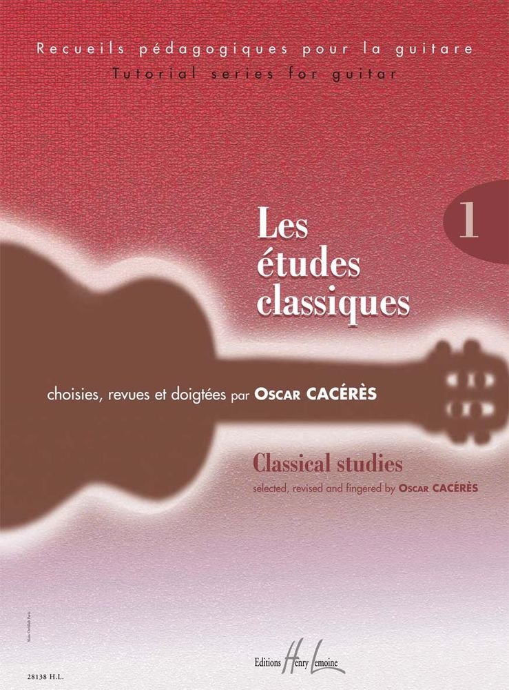 LES ETUDES CLASSIQUES VOL1 --- GUITARE Sheet Music