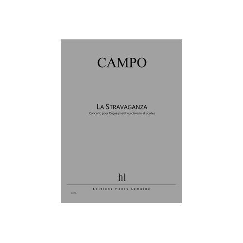 Concerto - la stravaganza --- orgue positif (ou clavecin) et cordes book