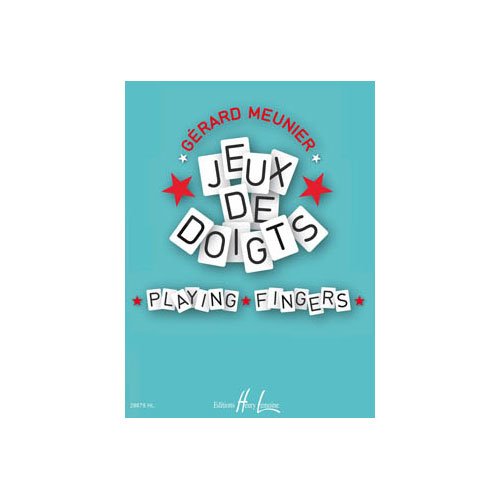 Jeux de doigts - playing fingers --- piano book