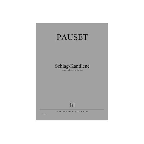 Schlag-kantilene --- violon et orchestre book