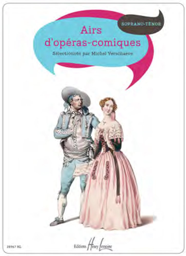 Airs d'operas comiques --- soprano, tenor et piano book