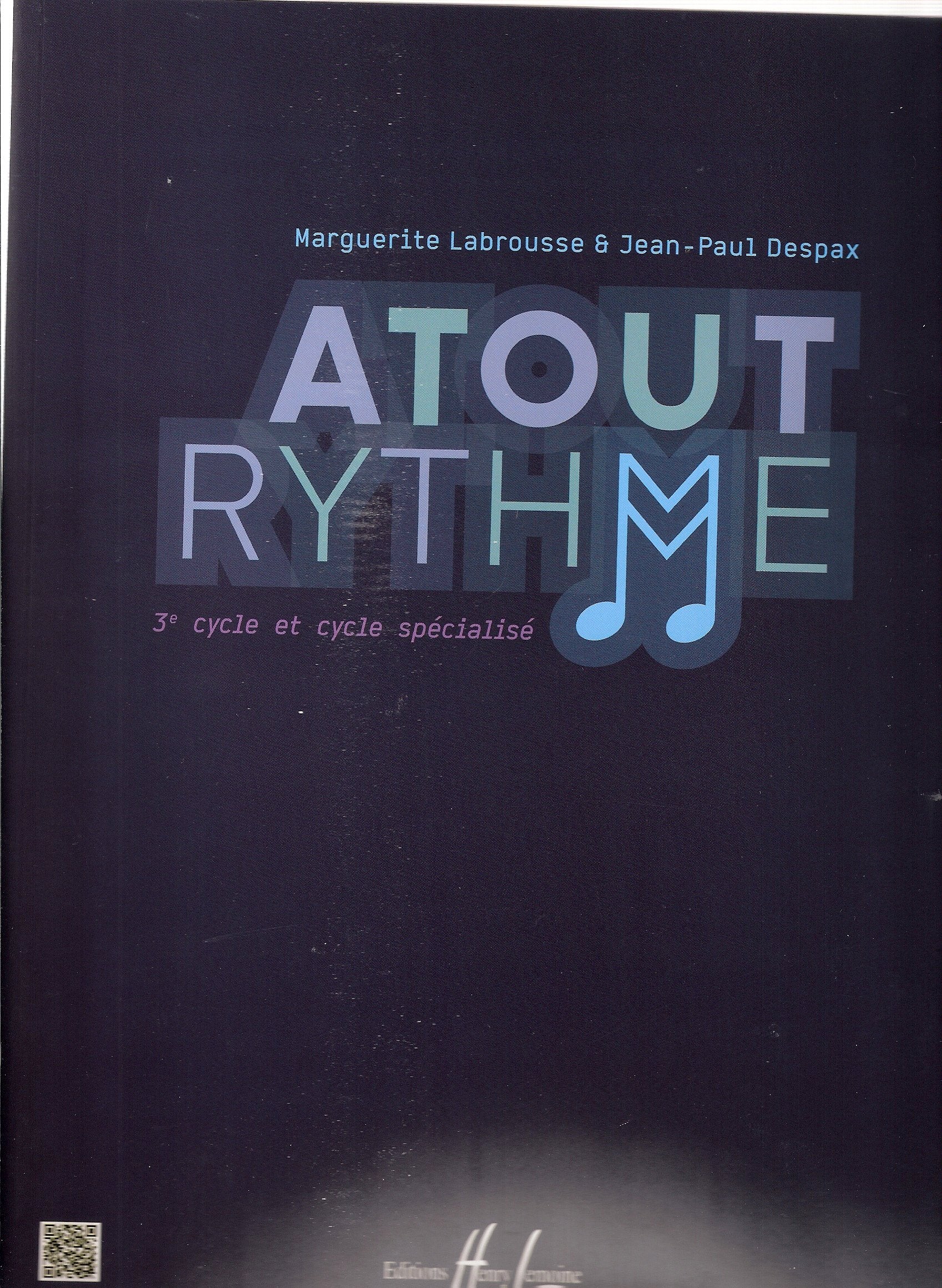 Atout rythme 3eme cycle et cycle specialise --- formation musicale book