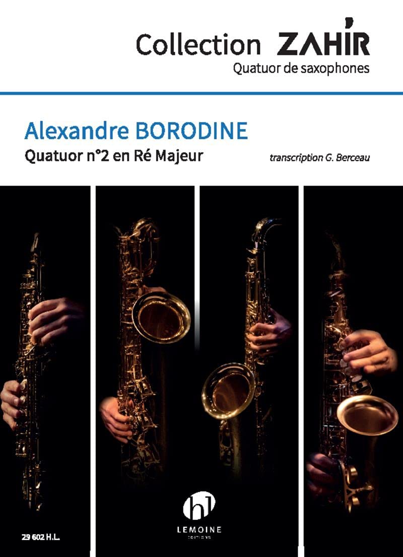 QUATUOR A CORDES N2 ARRANGE POUR 4 SAXOPHONES --- CONDUCTEUR ET PARTIES SEPAREES Books