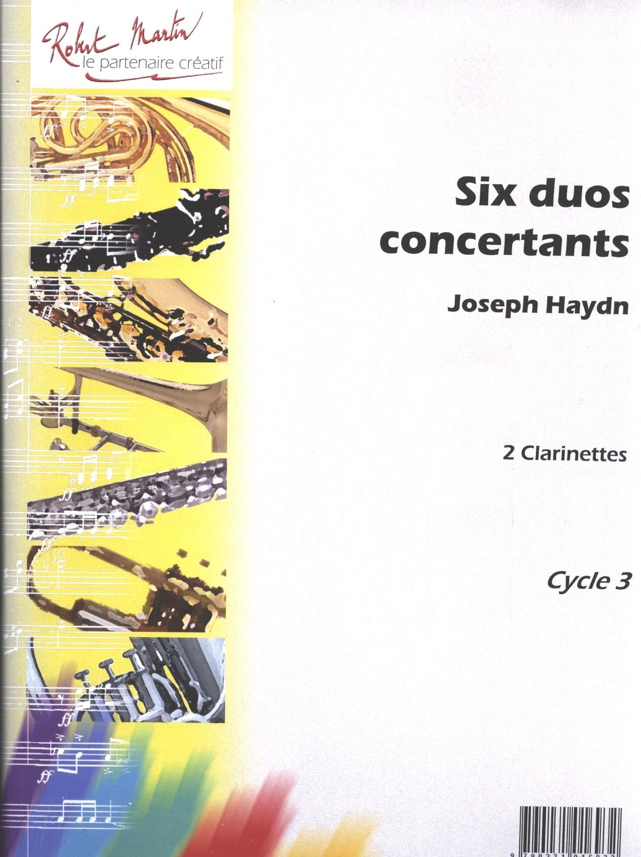 DUOS CONCERTANTS (6) --- 2 CLARINETTES Sheet Music