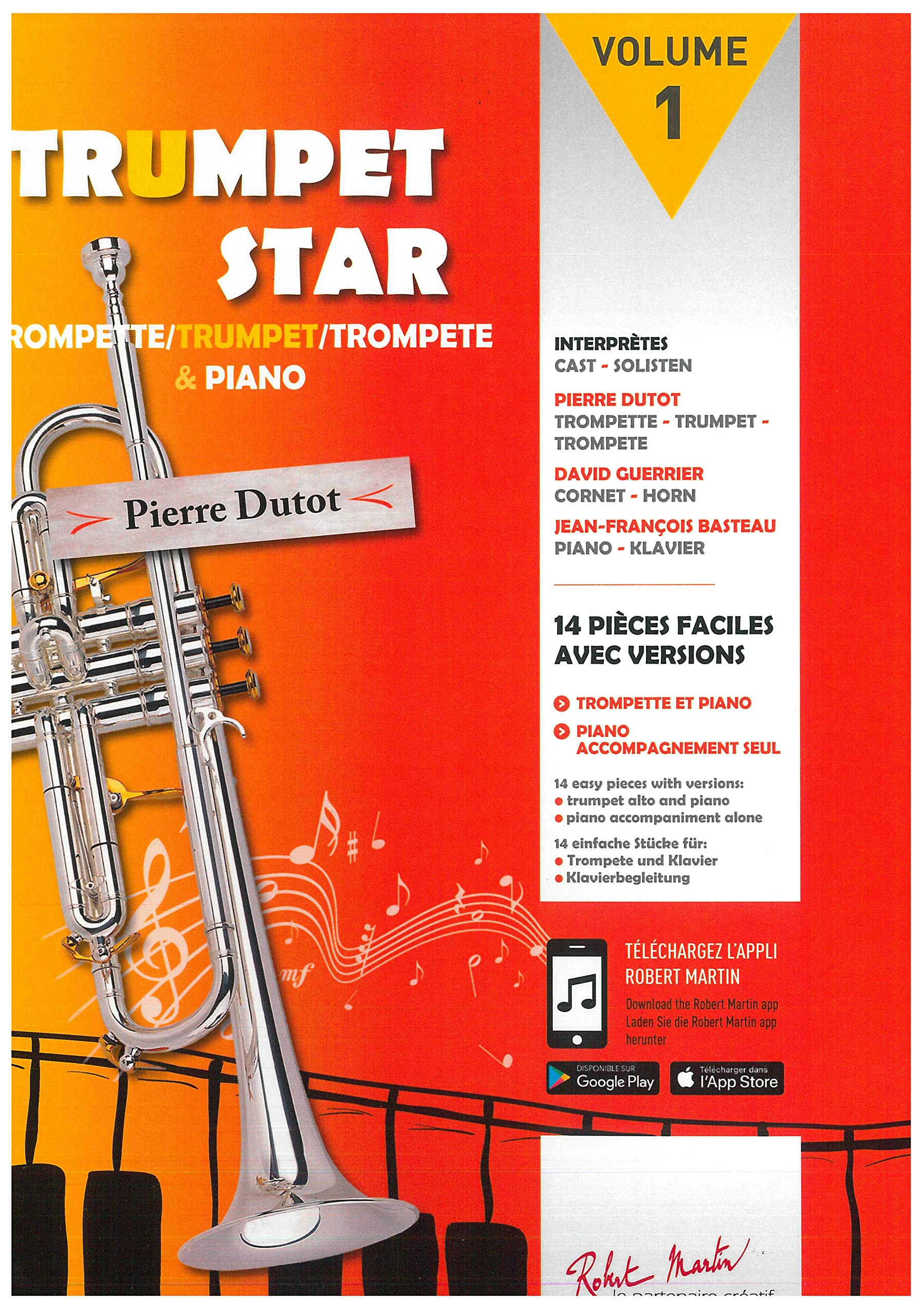 Trumpet star 1 --- trompette et piano book