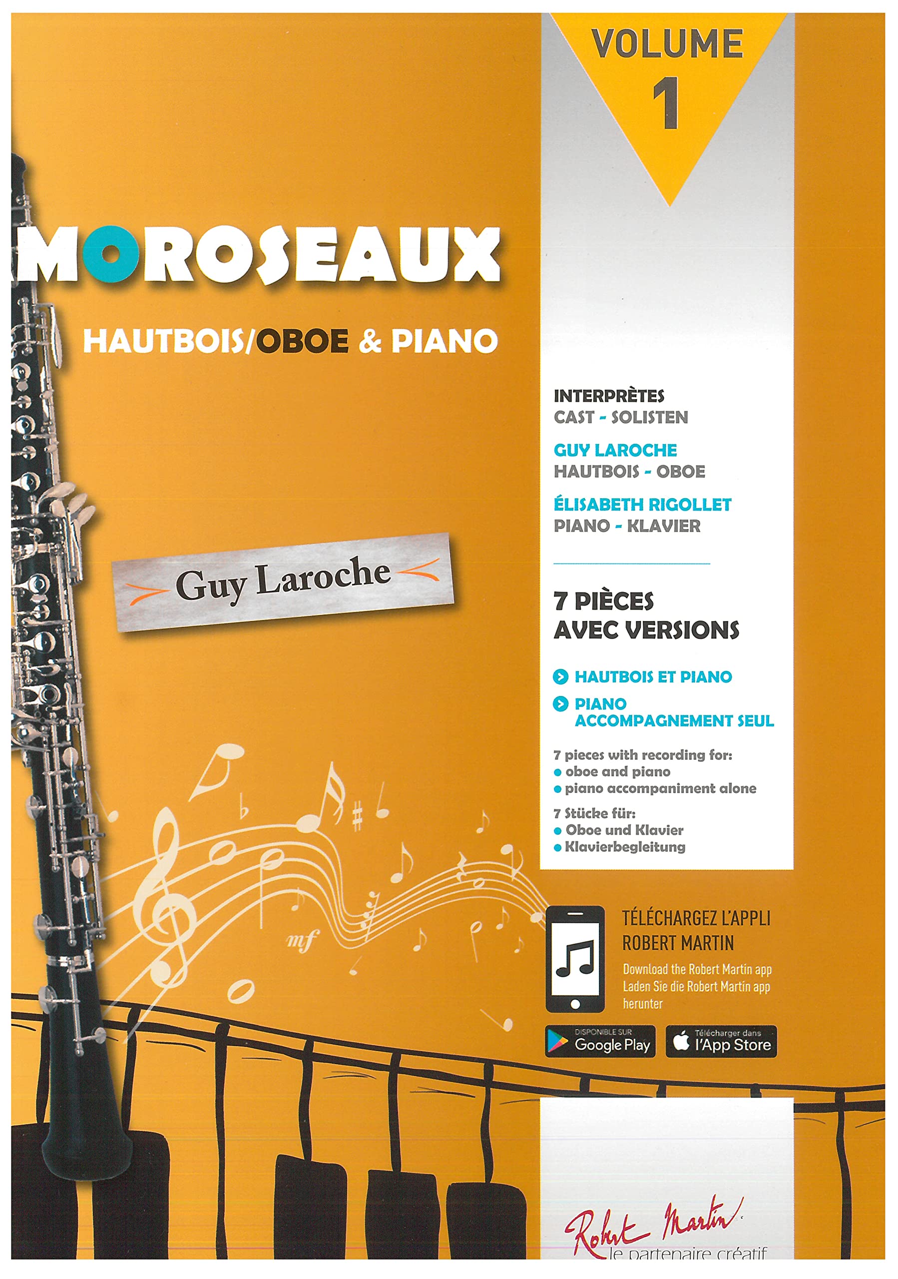 Amoroseaux V1 --- Hautbois et piano book