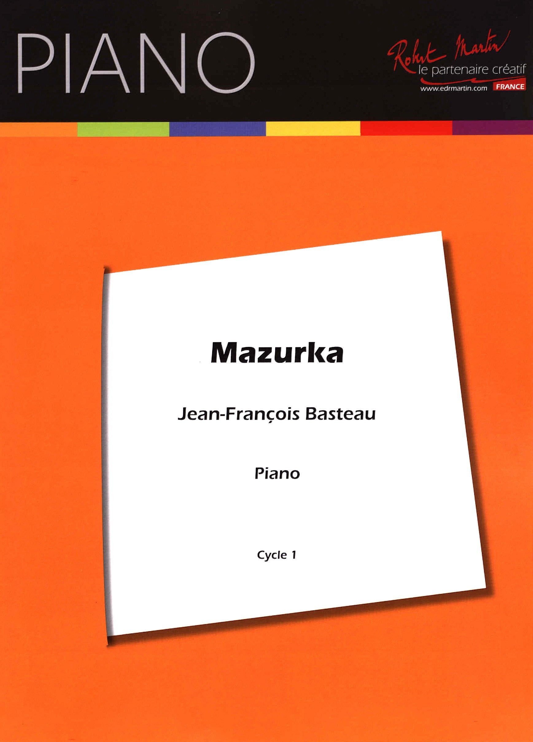 Mazurka for piano --- piano book