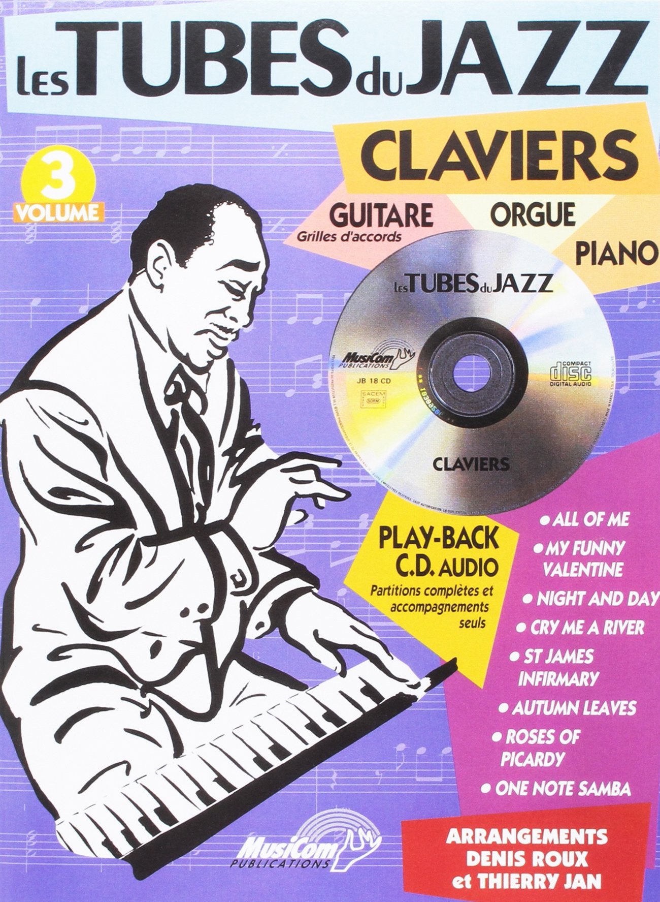 Tubes Du Jazz Claviers Pf Vol 3 Bk/Cd Sheet Music