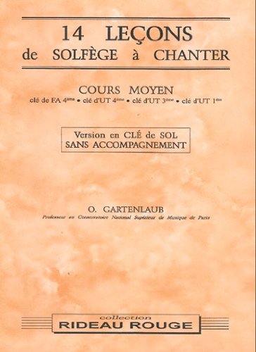 14 LECONS SOLFEGE A CHANTER : COURS MOYEN Sheet Music