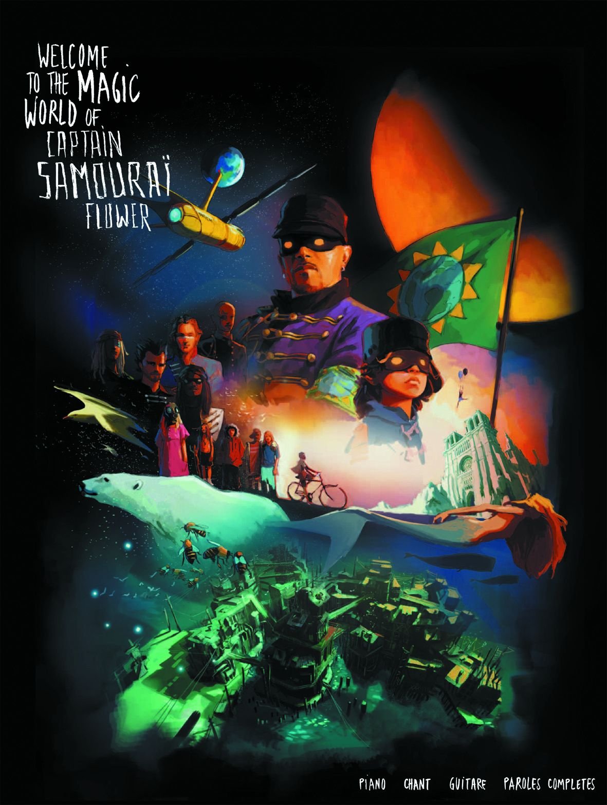 Welcome to the magic world of captain samourai flo --- chant, guitare ou piano Arts & Music