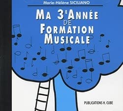 Ma 3eme annee de formation musicale -formation musicale - cd seul - audio book
