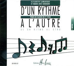 D'un rythme a l'autre 2 - formation musicale --- cd seul - audio book