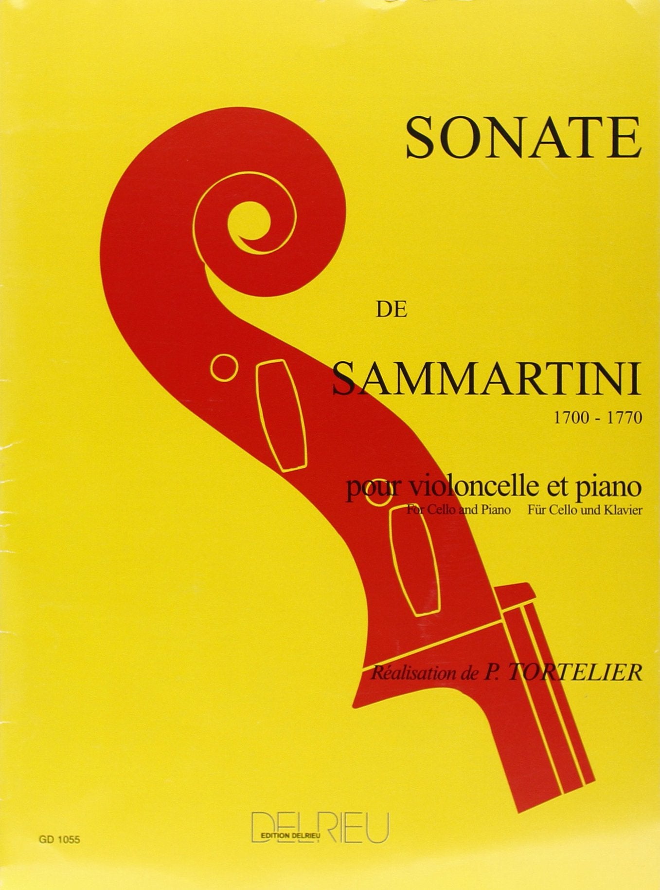 SONATE EN SOL MAJ. --- VIOLONCELLE ET PIANO Sheet Music