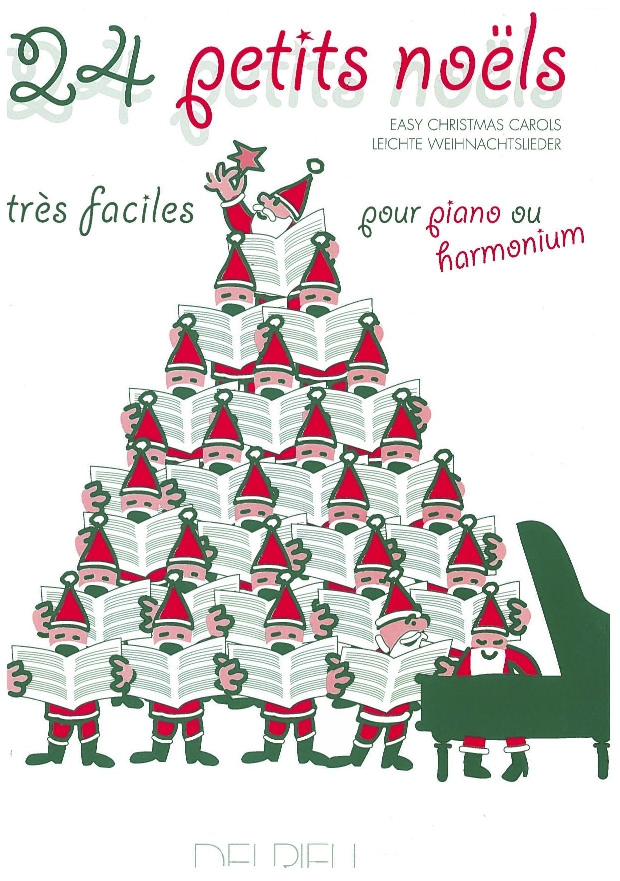 24 Petits Noels - Tres faciles pour piano ou harmonium book