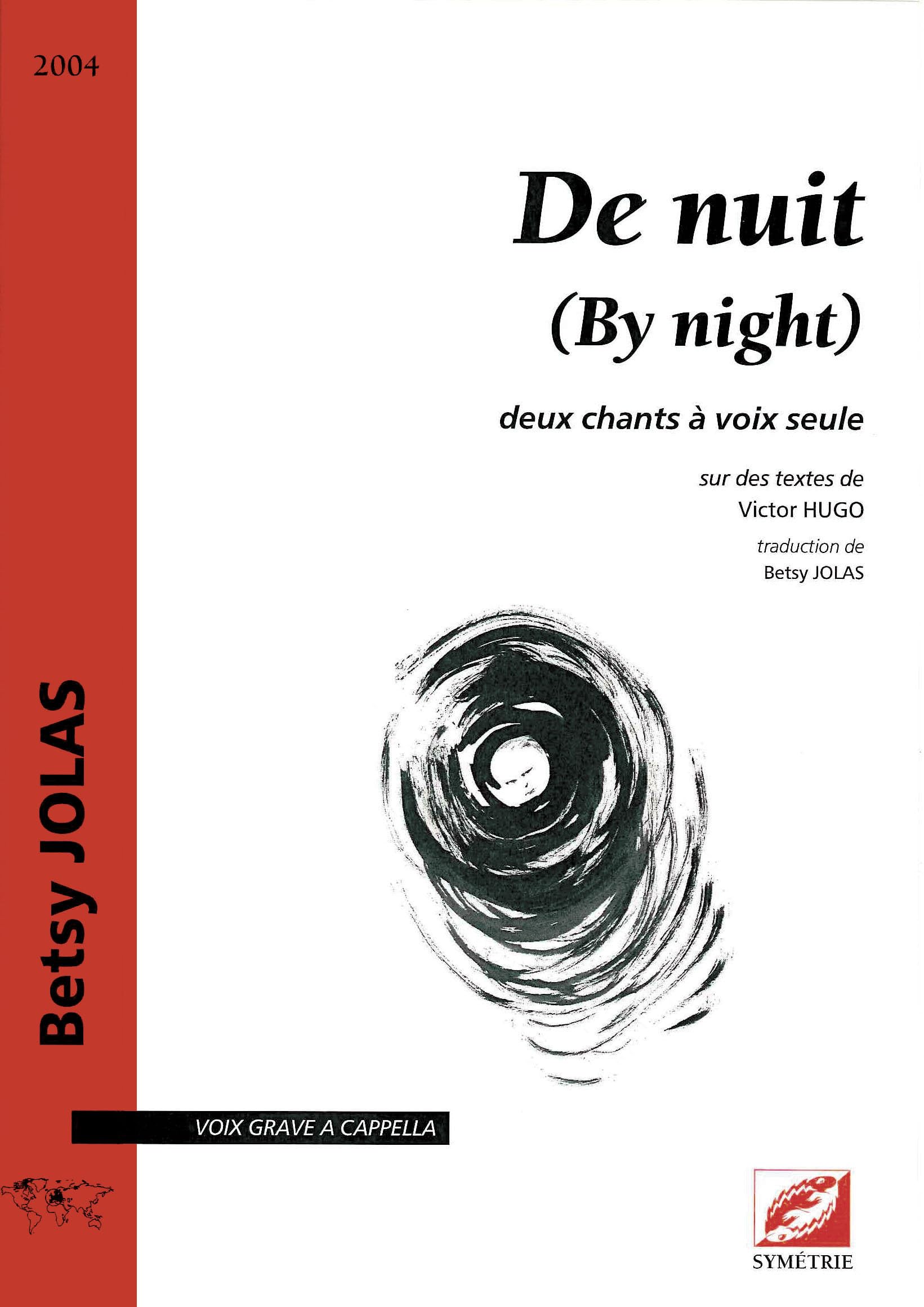 De nuit (By night), deux chants à voix seule book