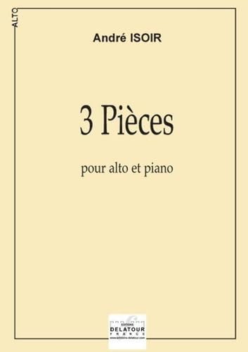 3 PIECES POUR ALTO ET PIANO Arts & Music