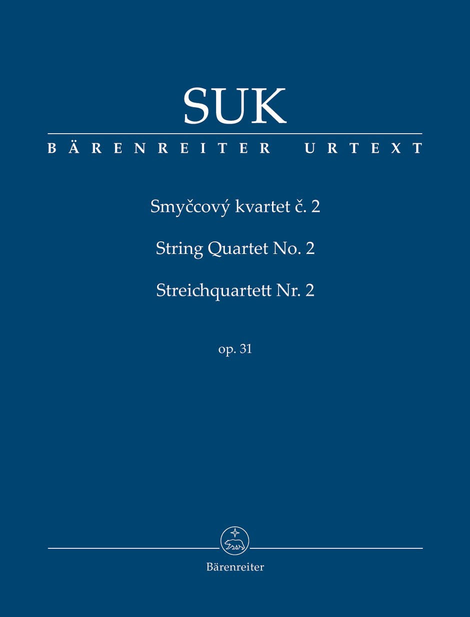 Streichquartett Nr. 2 op. 31. Studienpartitur, Urtextausgabe Music