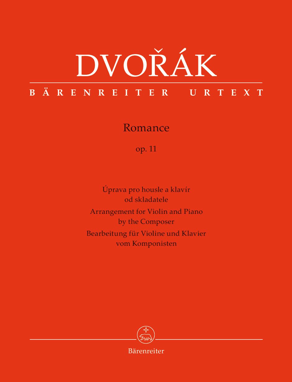 Romanze op. 11. Bearbeitung für Violine und Klavier. Spielpartitur mit Violin-Stimme, Urtextausgabe Books