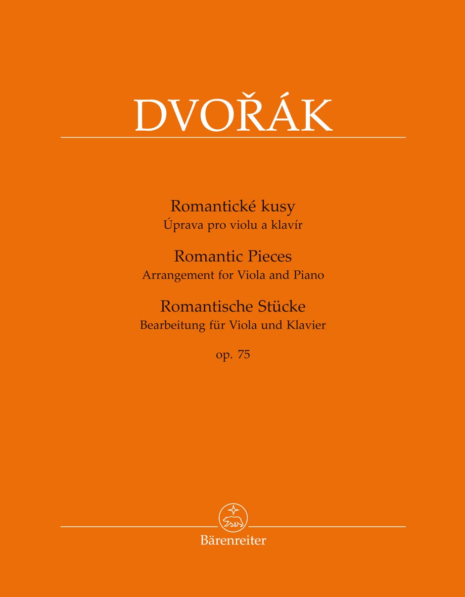 Romantische Stücke op. 75 (Bearbeitet für Viola und Klavier). Spielpartitur, Stimme book
