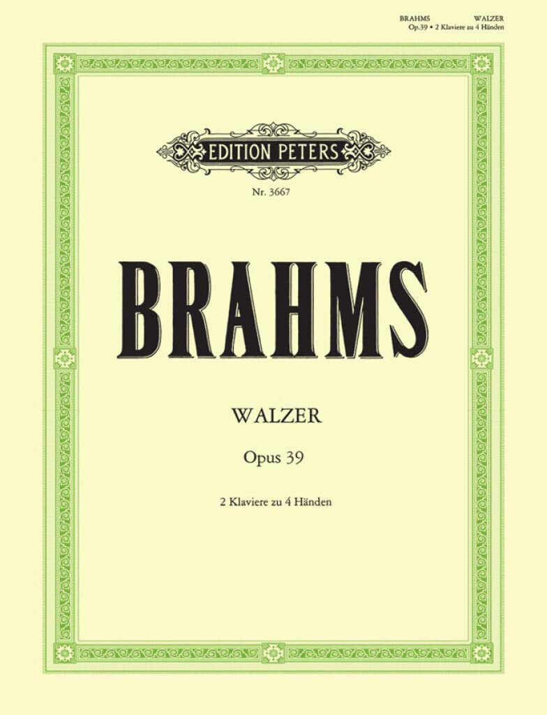 5 Waltzes from Op. 39 for Two Pianos (Arranged by the Composer) Arts & Music