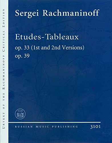 Etudes-Tableaux: op. 33 und 39. Klavier. (Rachmaninoff: Practical Urtext Editions (based on Critical Edition)) Arts & Music