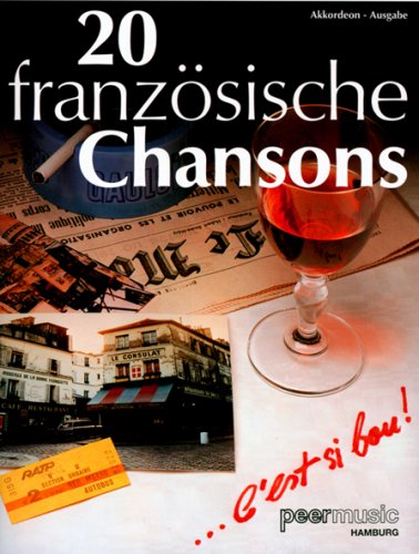 20 Französische Chansons - Akkordeon (Noten) Foreign Languages ​​& Dictionaries