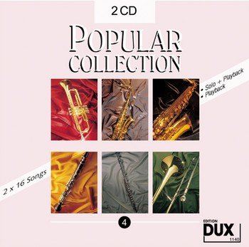Popular Collection Band 4: 2 CD's jeweils mit Solo und Playback und Playback allein Sheet Music