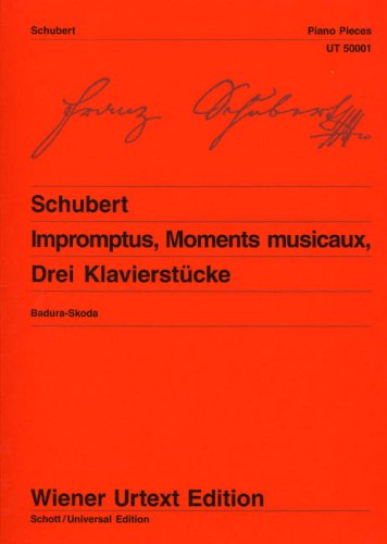 Impromptus + Moments Musicaux. Klavier Sheet Music