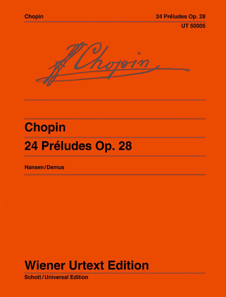 24 Préludes: Kritische Anmerkungen mit Hinweisen zur Interpretation. op. 28. Klavier. (Wiener Urtext Edition) Art & Literature