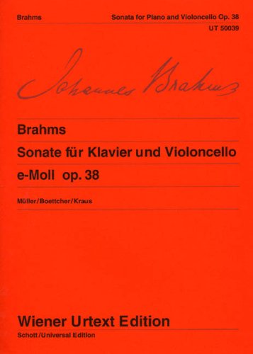 SONATE E O38 VIOLONCELLE Sheet Music
