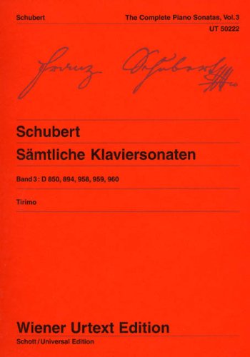 Samtliche klaviersonaten band 3 piano book