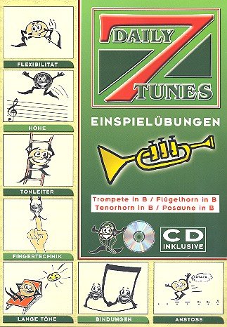 Koch 7 Daily Tunes- Trompete in B - Einspielübungen Books
